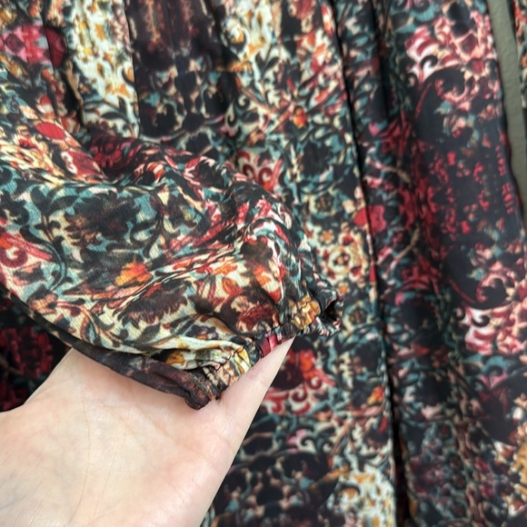 Abercrombie & Fitch Dark Floral Dress - Picture 4 of 7